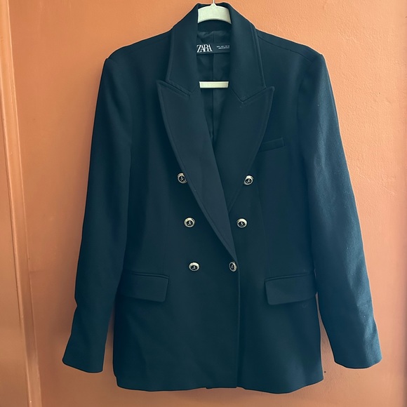 Zara Tailored Double Breasted Blazer - Picture 4 of 6